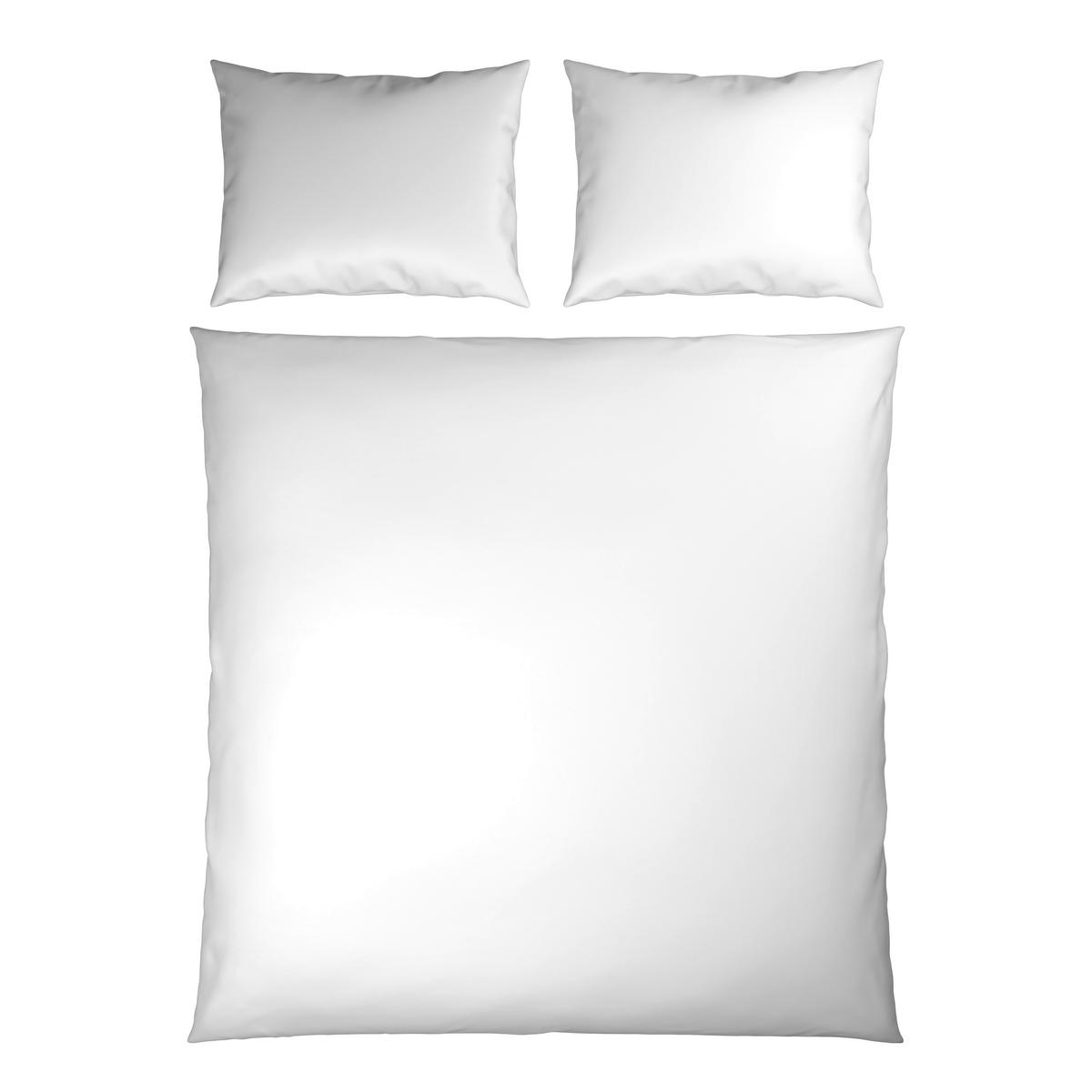 BETTWÄSCHE 200/200 cm  - Weiß, Basics, Textil (200/200cm) - Bio:Vio