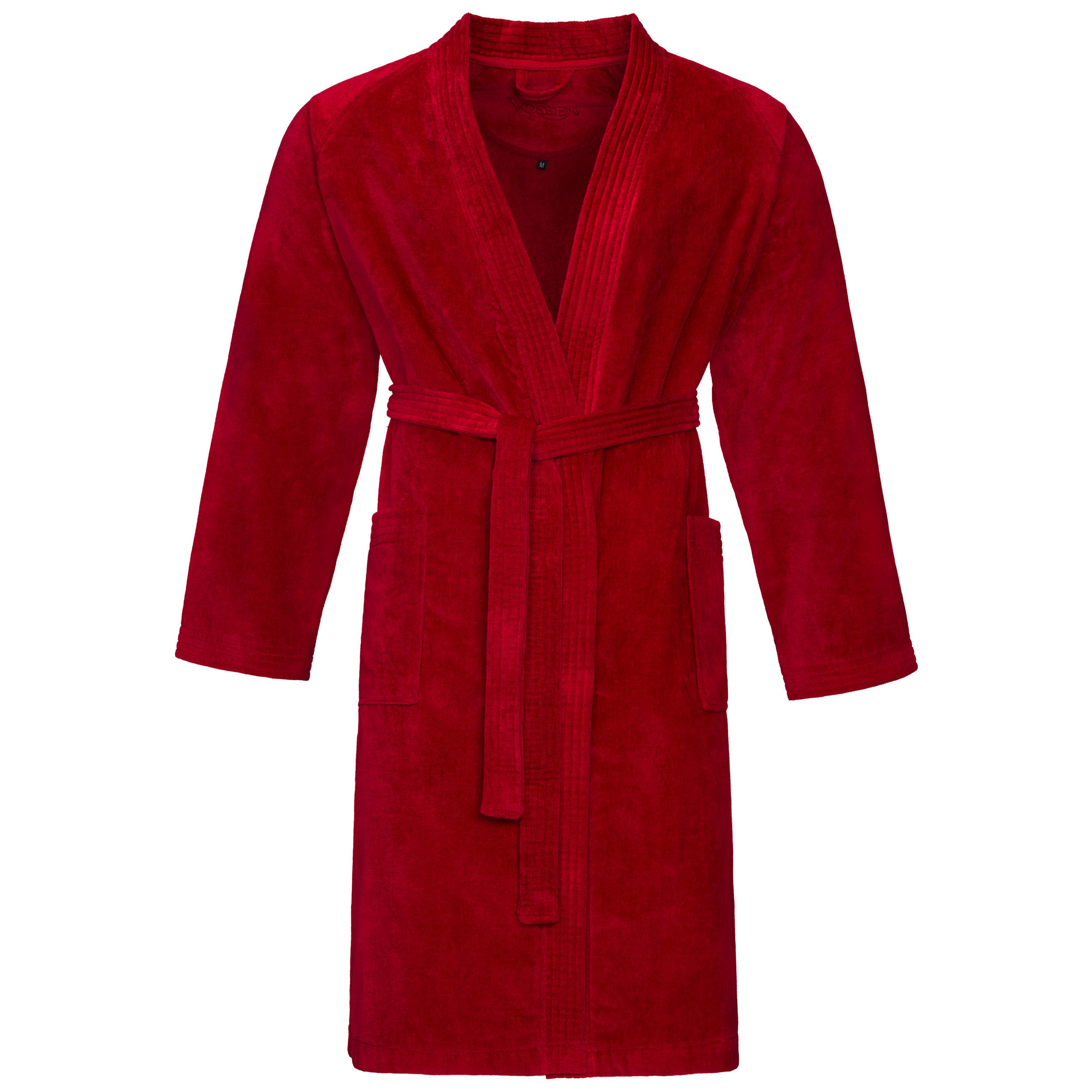 BADEMANTEL L Unisex - Rot, Basics, Textil (Lnull) - Vossen