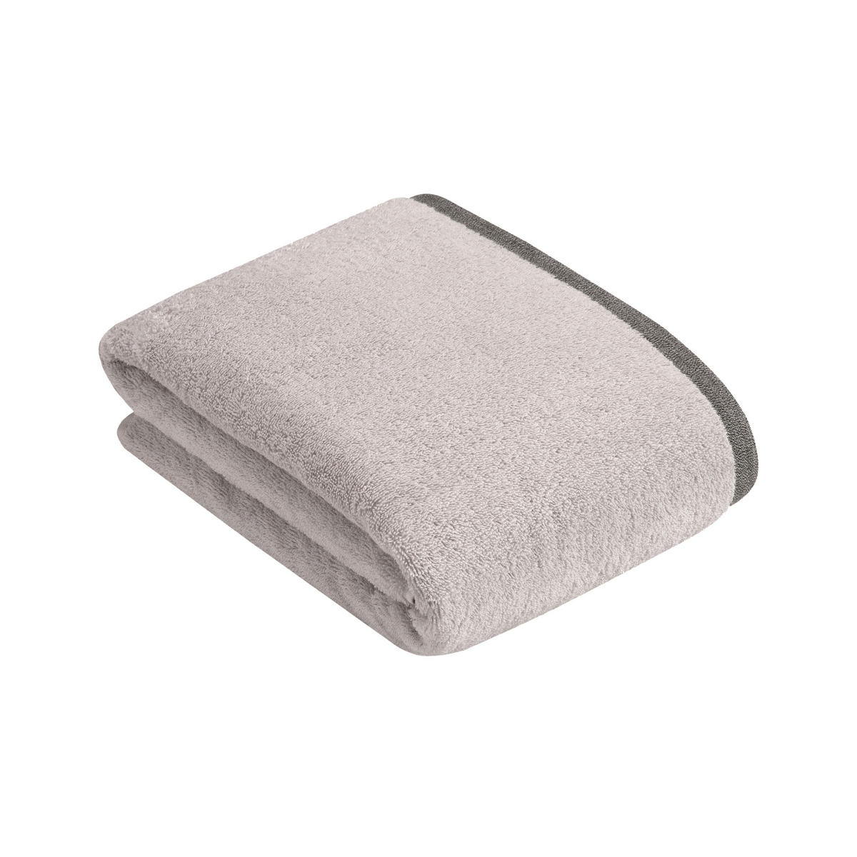 BADETUCH Prato Grau 150/100 cm  - Grau, Basics, Textil (150/100cm) - Vossen