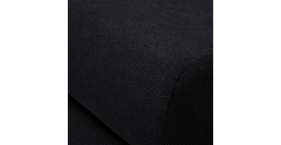 RÉCAMIERE in Flachgewebe Schwarz  - Schwarz, Design, Kunststoff/Textil (171/71-88/93cm) - Cantus