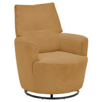 SESSEL Cord Honig    - Schwarz/Honig, Design, Textil/Metall (80/96/88cm) - SetOne by Musterring
