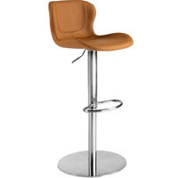 BARSTOL i brun, aluminiumfärg  - brun/aluminiumfärg, Design, metall/plast (46/104/36cm) - Best Price