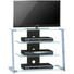 TV-ELEMENT 80/65/45 cm - Edelstahlfarben, Design, Glas/Metall (80/65/45cm) - Voleo TV-ELEMENT 80/65/45 cm - Edelstahlfarben, Design, Glas/Metall (80/65/45cm) - Voleo