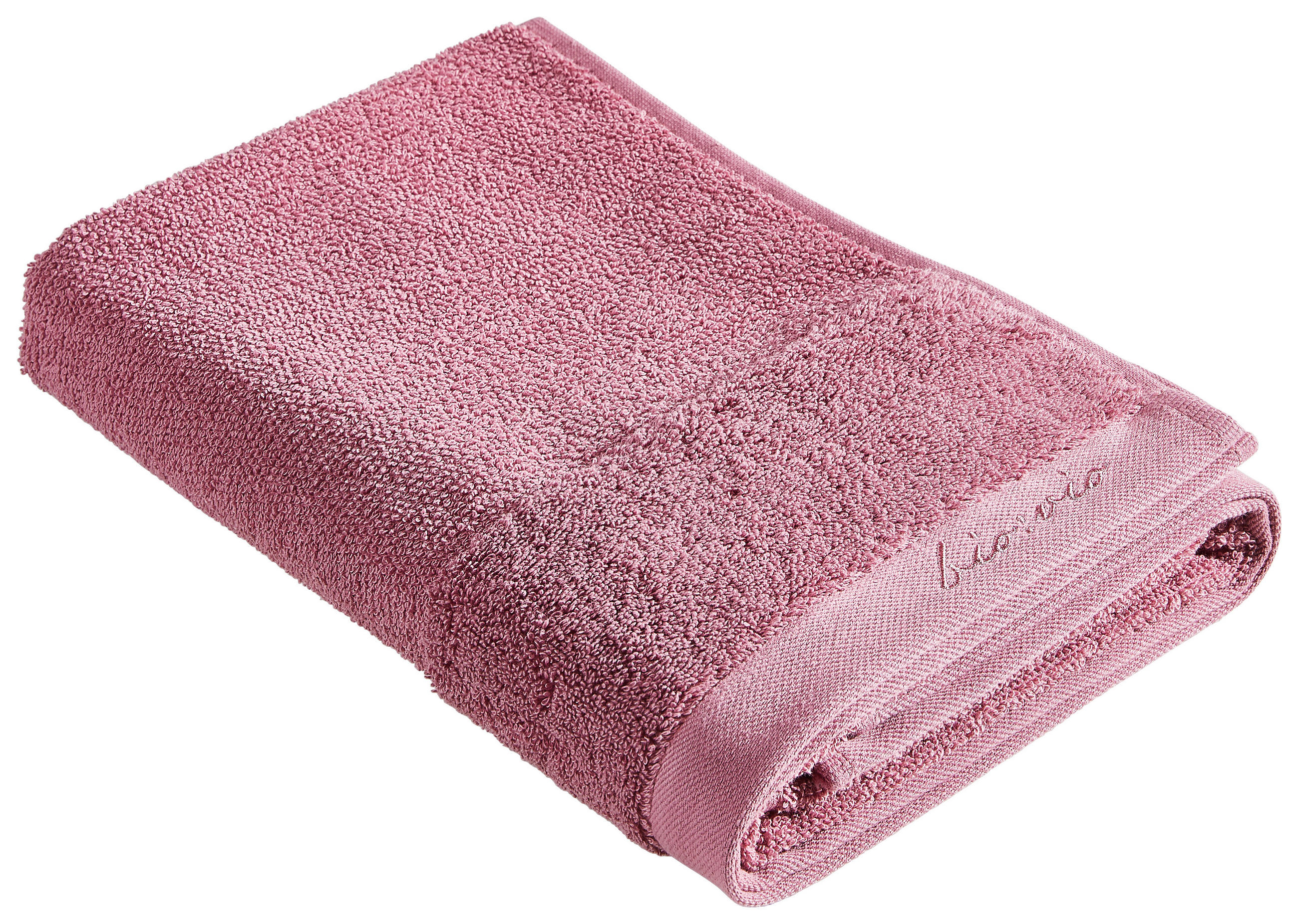 DUSCHTUCH BONITA 70/140 cm  - Dunkelrosa/Mauve, Natur, Textil (70/140cm) - Bio:Vio