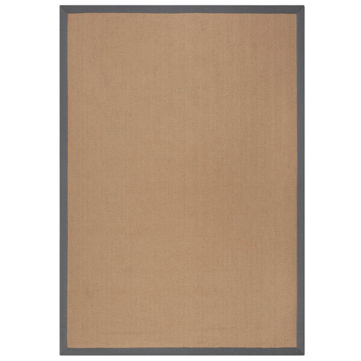 JUTETEPPICH 120/170 cm KIRA JUTE Grau, Naturfarben  - Naturfarben/Grau, KONVENTIONELL, Kunststoff/Textil (120/170cm)