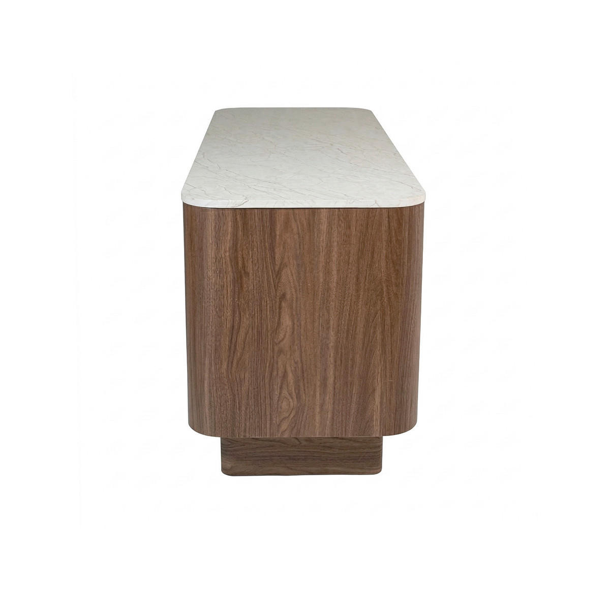 SCHREIBTISCH  Weiß, Walnussfarben  - Walnussfarben/Weiß, KONVENTIONELL, Holzwerkstoff (160/75/59cm) - MID.YOU
