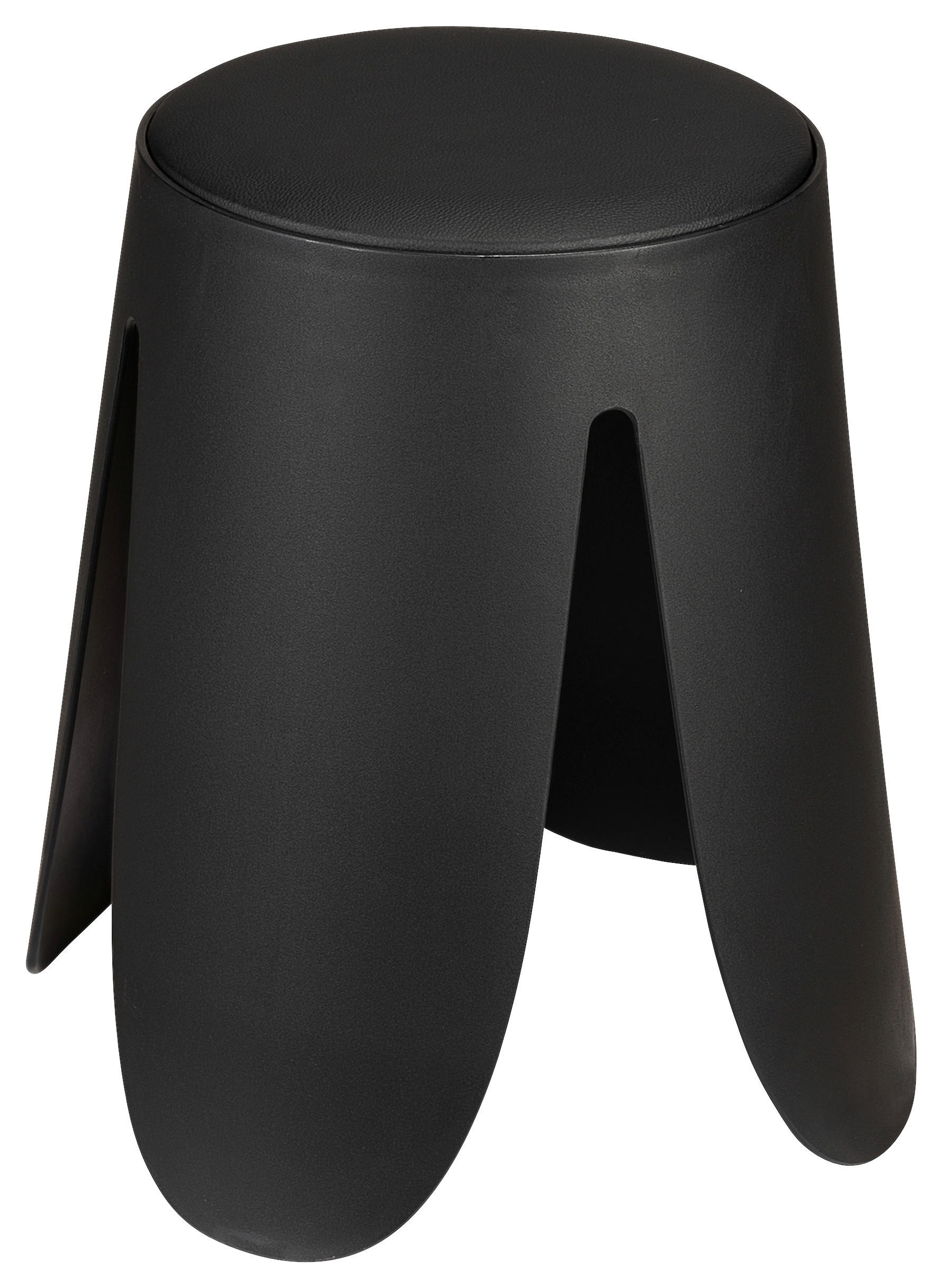 BADHOCKER - Schwarz, Basics, Kunststoff (44,5/46/44,5cm) - Wenko