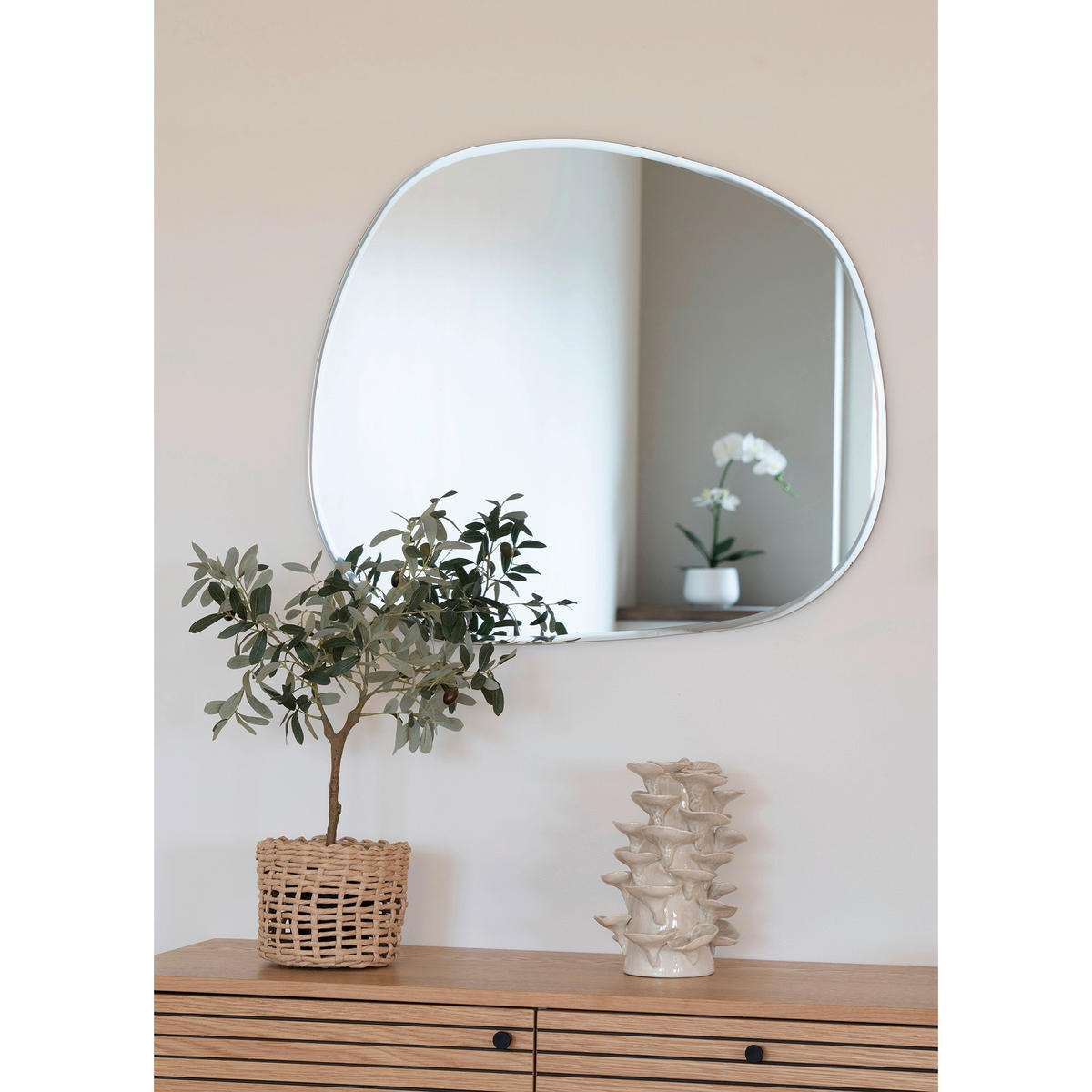 KUNSTPFLANZE Olive  - Grün, Design (22.5/61/36.5cm)