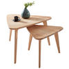 BEISTELLTISCHSET in Holz 70,5/64/44 cm  - Buchefarben, MODERN, Holz (70,5/64/44cm) - Lomoco