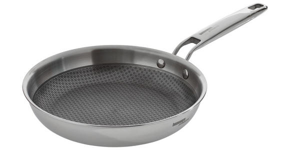 BRATPFANNE Greblon®-Antihaftbeschichtung 24 cm  - Edelstahlfarben, Basics, Metall (24cm) - Homeware Profession.