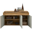 SIDEBOARD  152/88/45 cm 1 Schublade(n)  - Wildeiche/Perlmutt, Design, Holz/Holzwerkstoff (152/88/45cm) - Valnatura