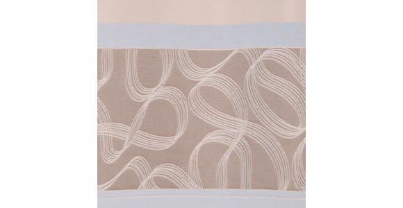 FERTIGVORHANG halbtransparent  - Beige, Design, Textil (140/255cm) - Novel