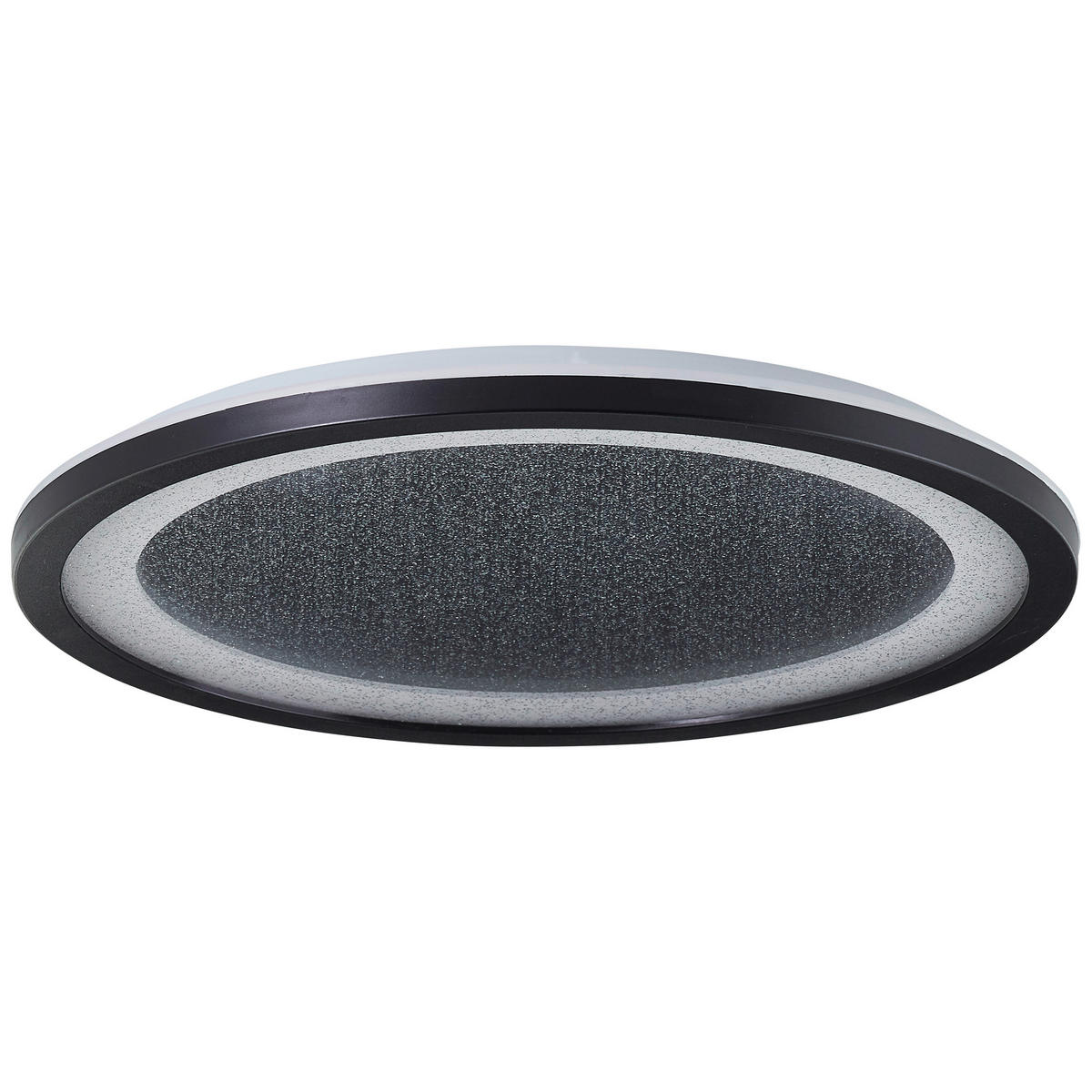 LED PLAFONJERA - bela/crna, Dizajnerski, plastika (29,5/2,5cm)