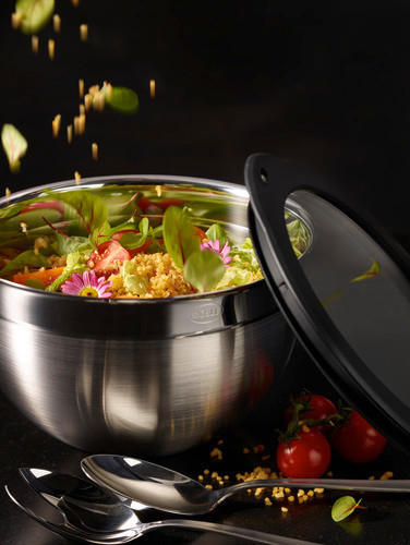 SCHÜSSEL 16 cm   - Edelstahlfarben, Basics, Metall (16cm) - Rösle