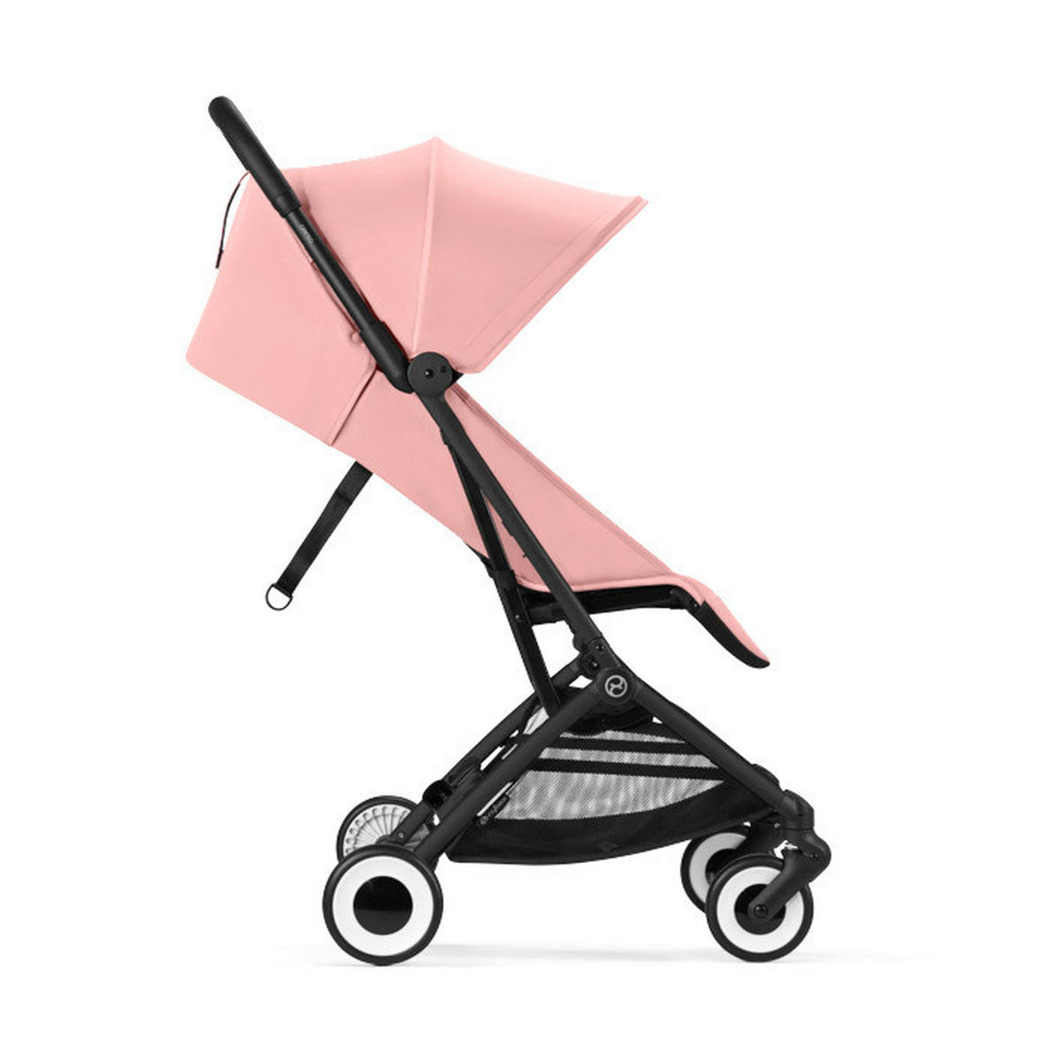KIŠOBRAN KOLICA  Orfeo  - ružičasta/crna, Basics, tekstil/plastika (77/52/102cm) - Cybex