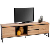 TV-SZEKRÉNY 189,2/58,8/40 cm  - Artisan tölgy/antracit, Konventionell, faalapú anyag/fém (189,2/58,8/40cm) - Voleo