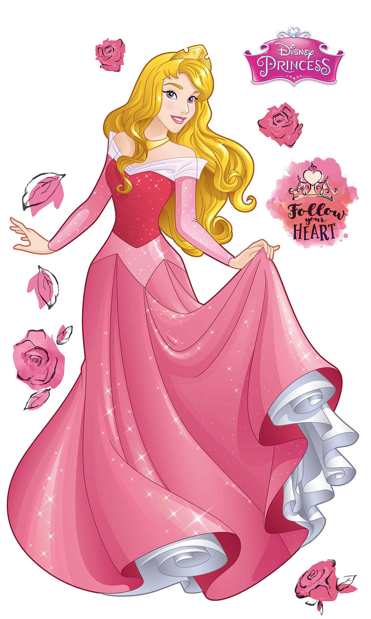 Xora Fototapete Prinzessin Aurora Mehrfarbig 127x200 cm