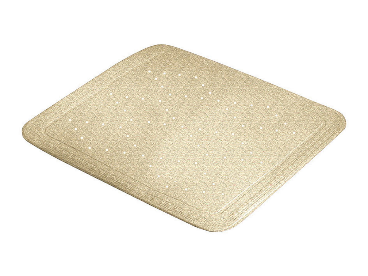 DUSCHEINLAGE - Beige, Basics, Kunststoff (55/55cm) - Kleine Wolke