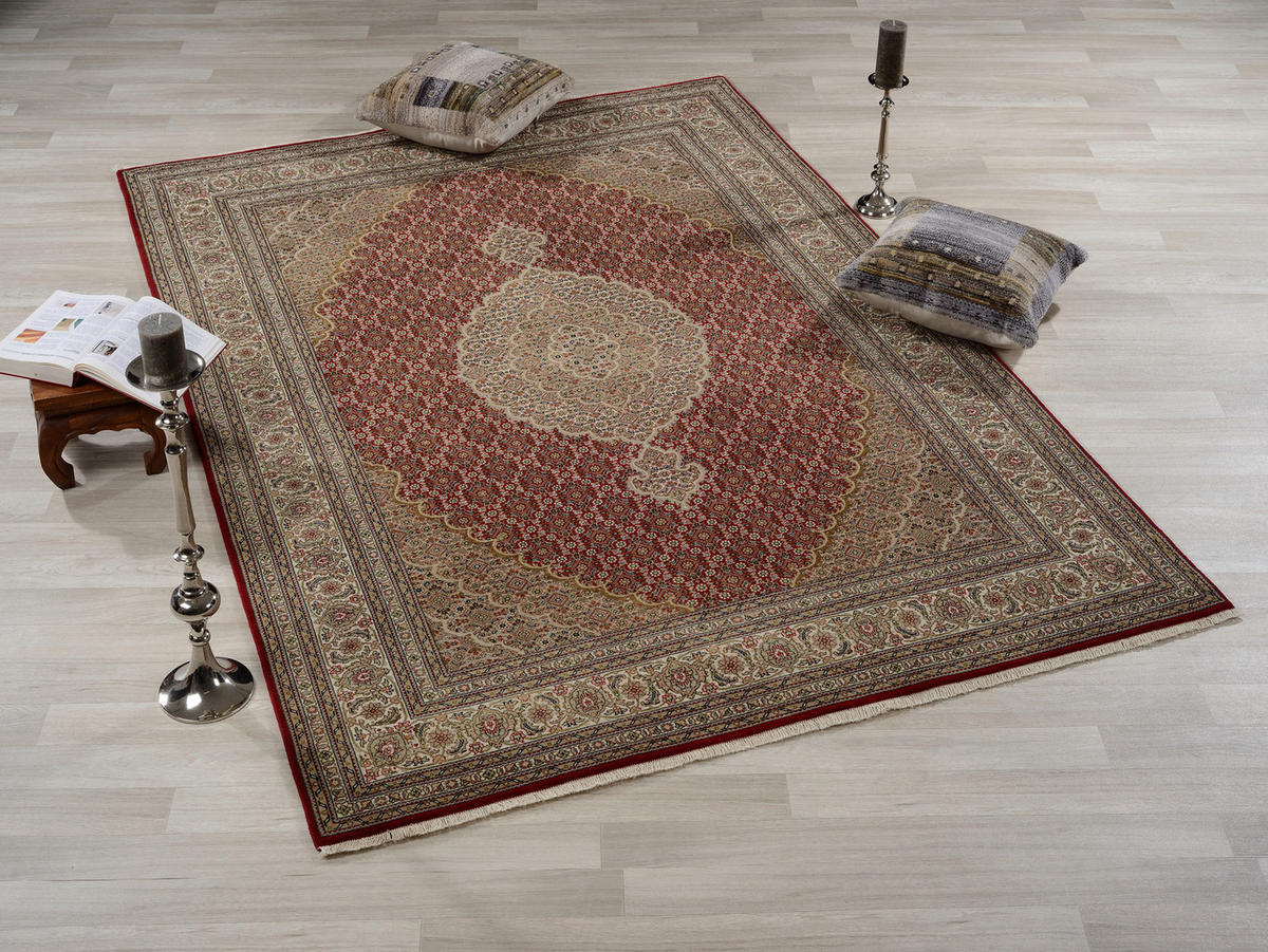 LÄUFER 80/350 cm  - Rot/Creme, Design, Textil (80/350cm) - Cazaris