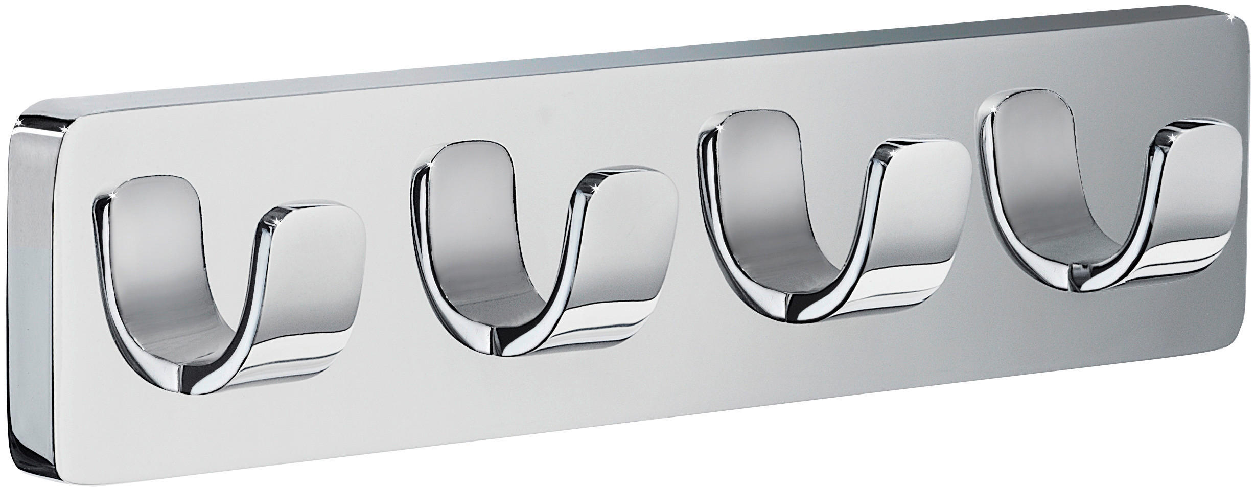 HAKENLEISTE Chromfarben  - Chromfarben, Basics, Metall (24,8/5/4cm)