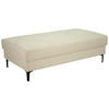 HOCKER Cord Naturfarben  - Schwarz/Naturfarben, Design, Textil/Metall (140/45/80cm) - Xora