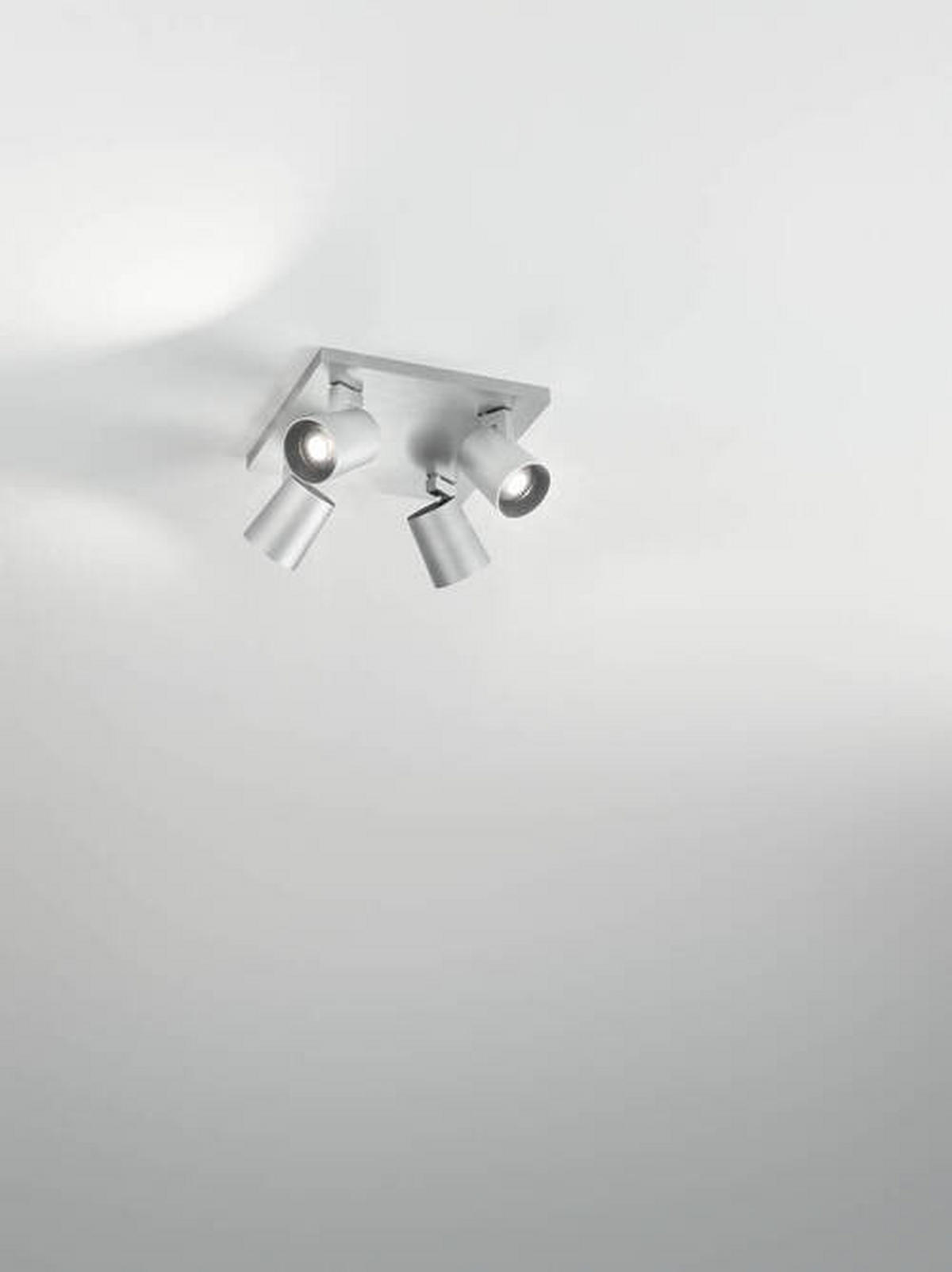 STRAHLER Modo 24/24/11 cm   - Alufarben, Basics, Metall (24/24/11cm) - Fabas Luce