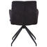 STUHL Webstoff Anthrazit - Anthrazit, Trend, Textil/Metall (58/88/63cm) - Hom`in
