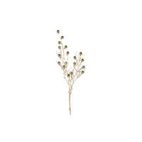 DEKOZWEIG - Goldfarben/Braun, LIFESTYLE, Kunststoff (102cm)