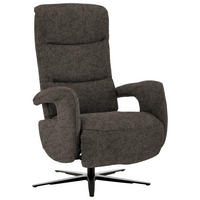 RELAXSESSEL in Textil Dunkelgrün, Fango  - Dunkelgrün/Fango, Design, Textil/Metall (71/112/83cm) - Beldomo Style