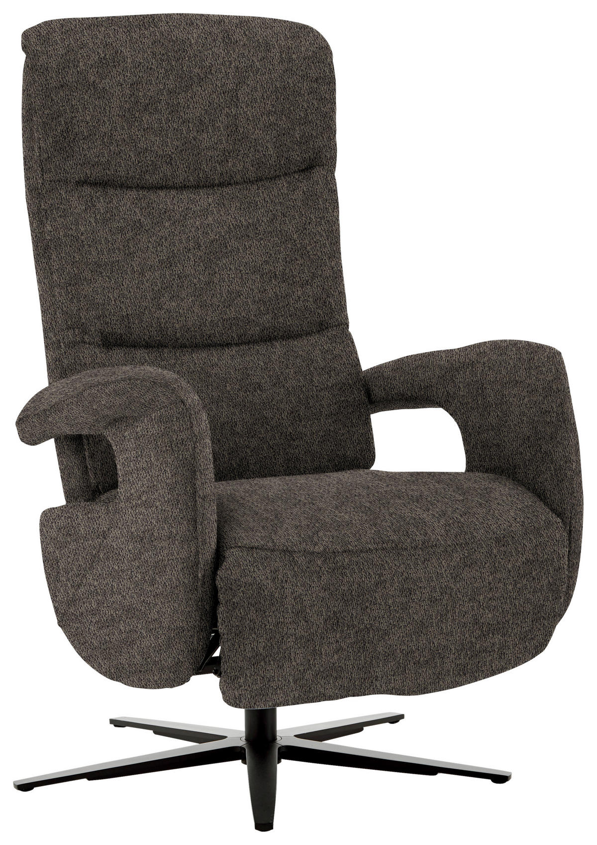 RELAXSESSEL in Textil Dunkelgrün, Fango  - Dunkelgrün/Fango, Design, Textil/Metall (71/112/83cm) - Beldomo Style