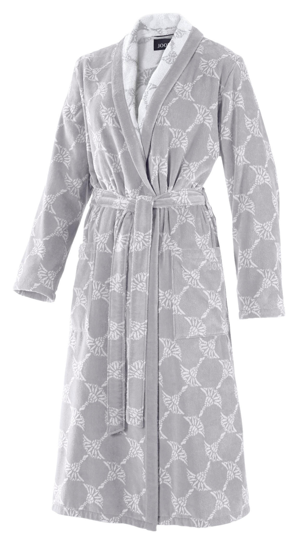 BADEMANTEL JOOP 1645 76 SILBER Silber 44/46 Damen  - Silberfarben/Weiß, Basics, Textil (44/46null) - Joop!