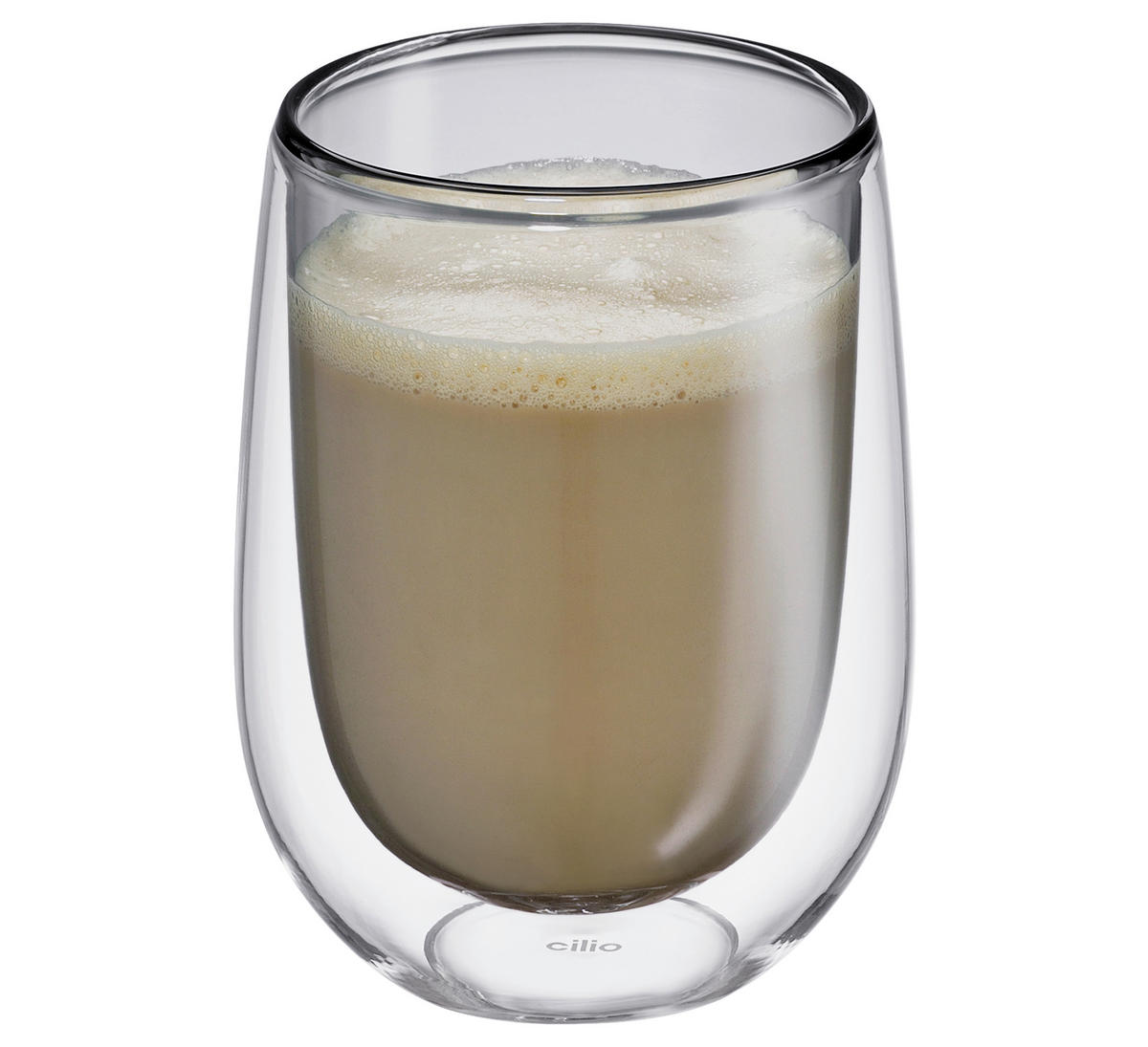 KAFFEEGLÄSERSET VERONA  - Grau, KONVENTIONELL, Glas (9/11cm) - Cilio