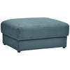 HOCKER in Textil Graublau  - Graublau/Schwarz, MODERN, Kunststoff/Textil (100/47/80cm) - Carryhome