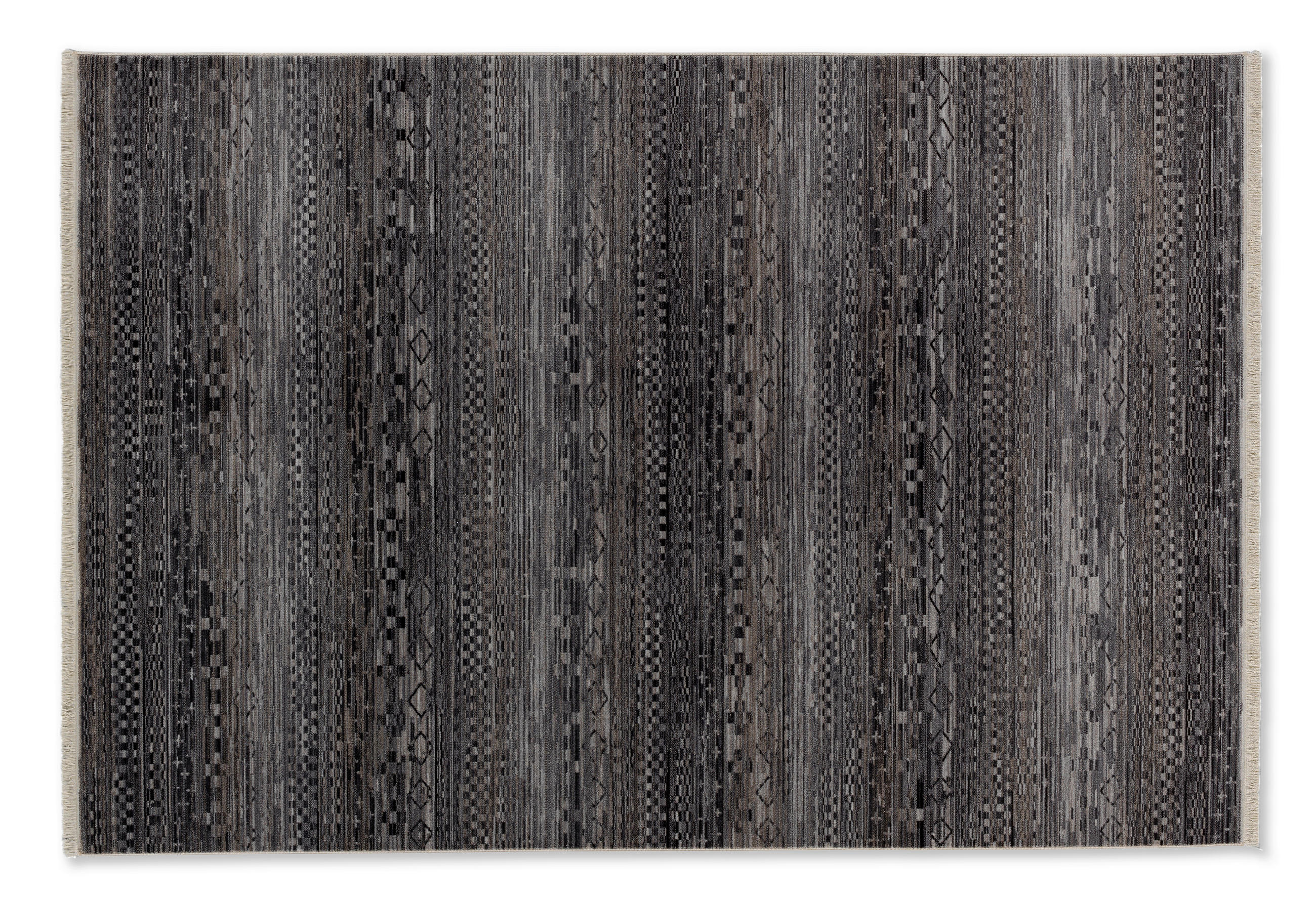 WEBTEPPICH 133/185 cm Mystik 6305/92 D.193 042 Dunkelgrau  - Dunkelgrau, KONVENTIONELL (133/185cm) - Schöner Wohnen