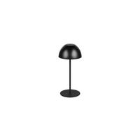 AKKU-TISCHLEUCHTE 9/20 cm   - Schwarz, Trend, Kunststoff (9/20cm)