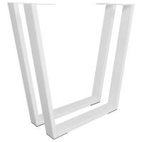 TISCHGESTELL Weiß  - Weiß, Design, Metall (78/72,5/7,5cm) - Valdera