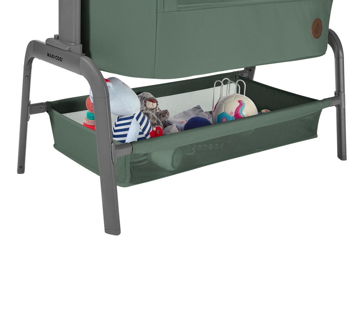 SIDOSÄNG Iora   - mörkgrön, Basics, metall/plast (93/74,5/55cm) - Maxi Cosi Pro