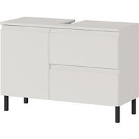 WASCHBECKENUNTERSCHRANK 80/56/34 cm  - Kaschmir/Schwarz, MODERN, Holzwerkstoff/Metall (80/56/34cm) - Germania