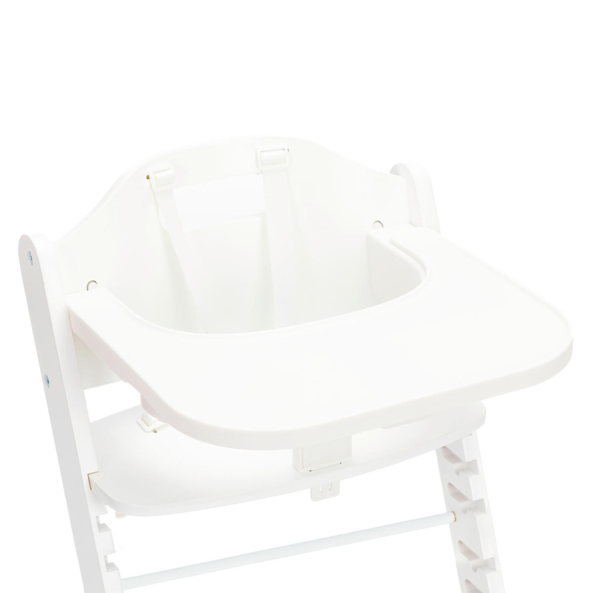 VYSOKÁ ŽIDLE, buk, bílá - bílá, Basics, dřevo (51/81/45cm) - Fillikid