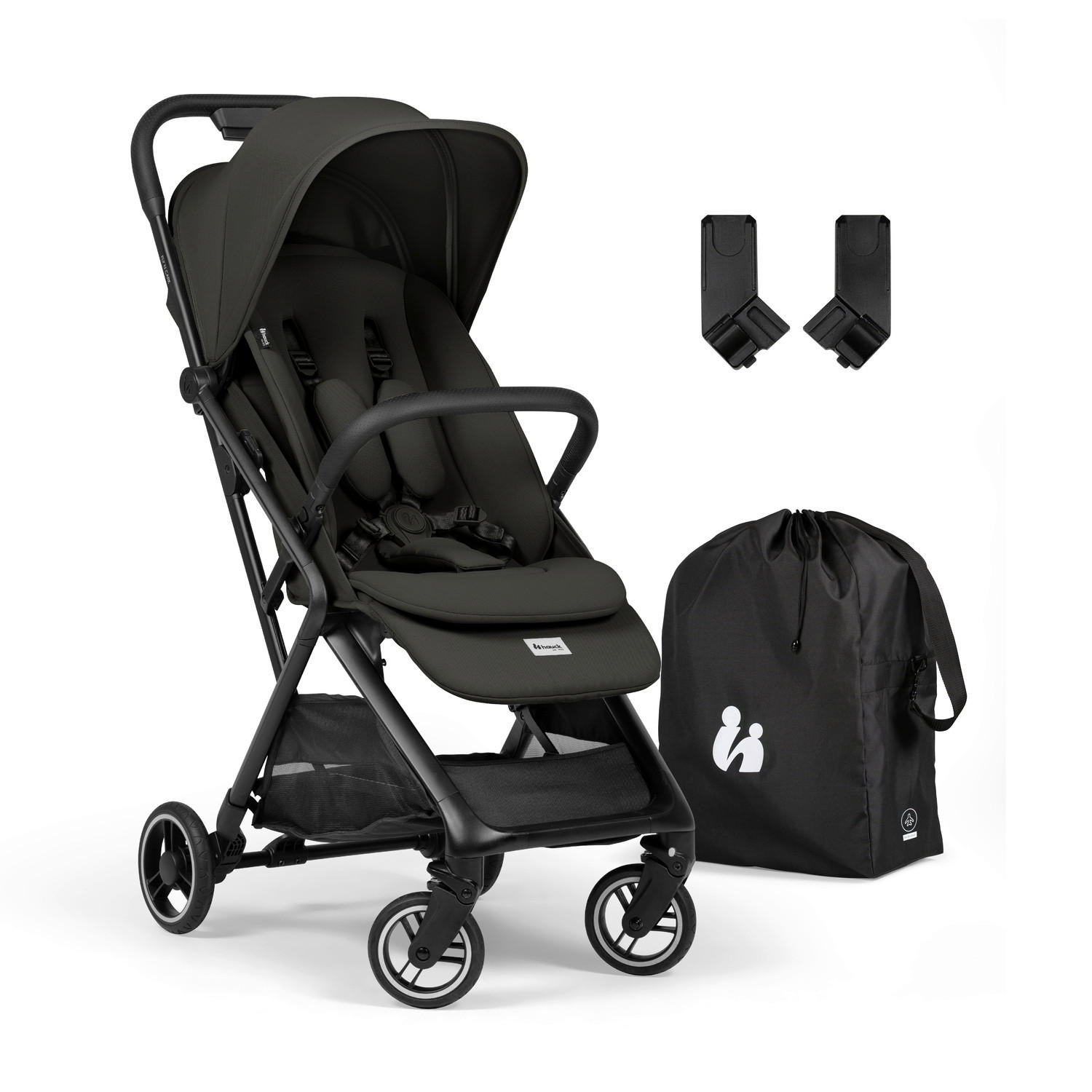 BUGGY Fly N Care  - Schwarz, Basics, Textil/Metall (80/45/100cm) - Hauck
