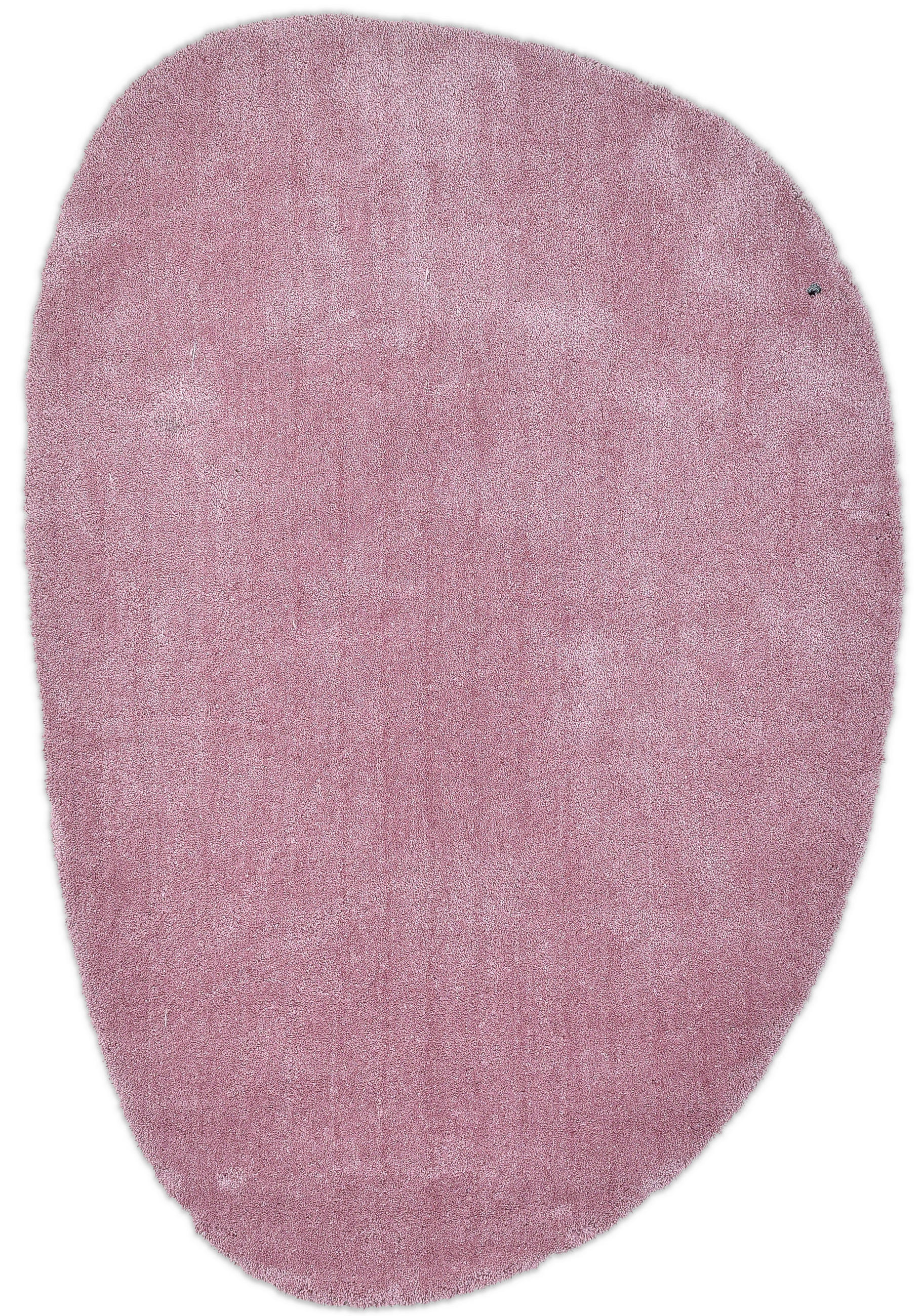 HOCHFLORTEPPICH 80/120 cm Rosa eiförmig  - Rosa, Basics, Textil (80/120cm) - Tom Tailor