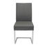 SCHWINGSTUHL Lederlook Edelstahlfarben, Grau - Edelstahlfarben/Grau, Design, Textil/Metall (43/94/56cm) - Valnatura