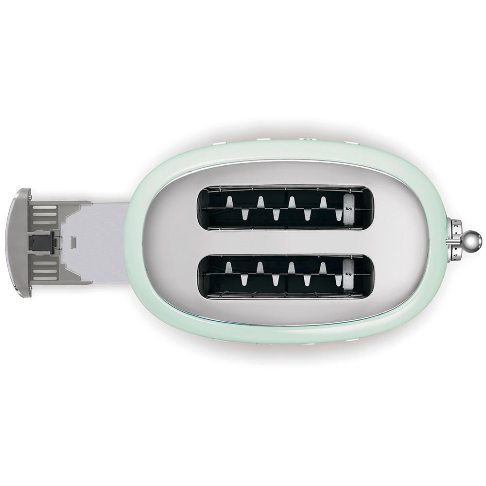 TOSTER  - pastelno zelena, Basics, metal (31/19.5/19.5cm) - SMEG