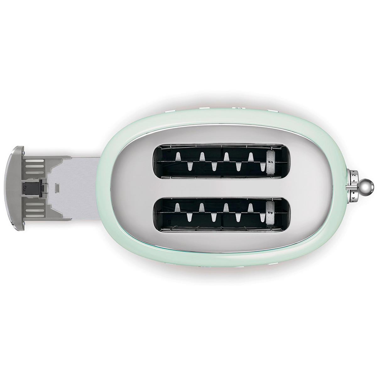 TOSTER  - pastelno zelena, Basics, metal (31/19.5/19.5cm) - SMEG