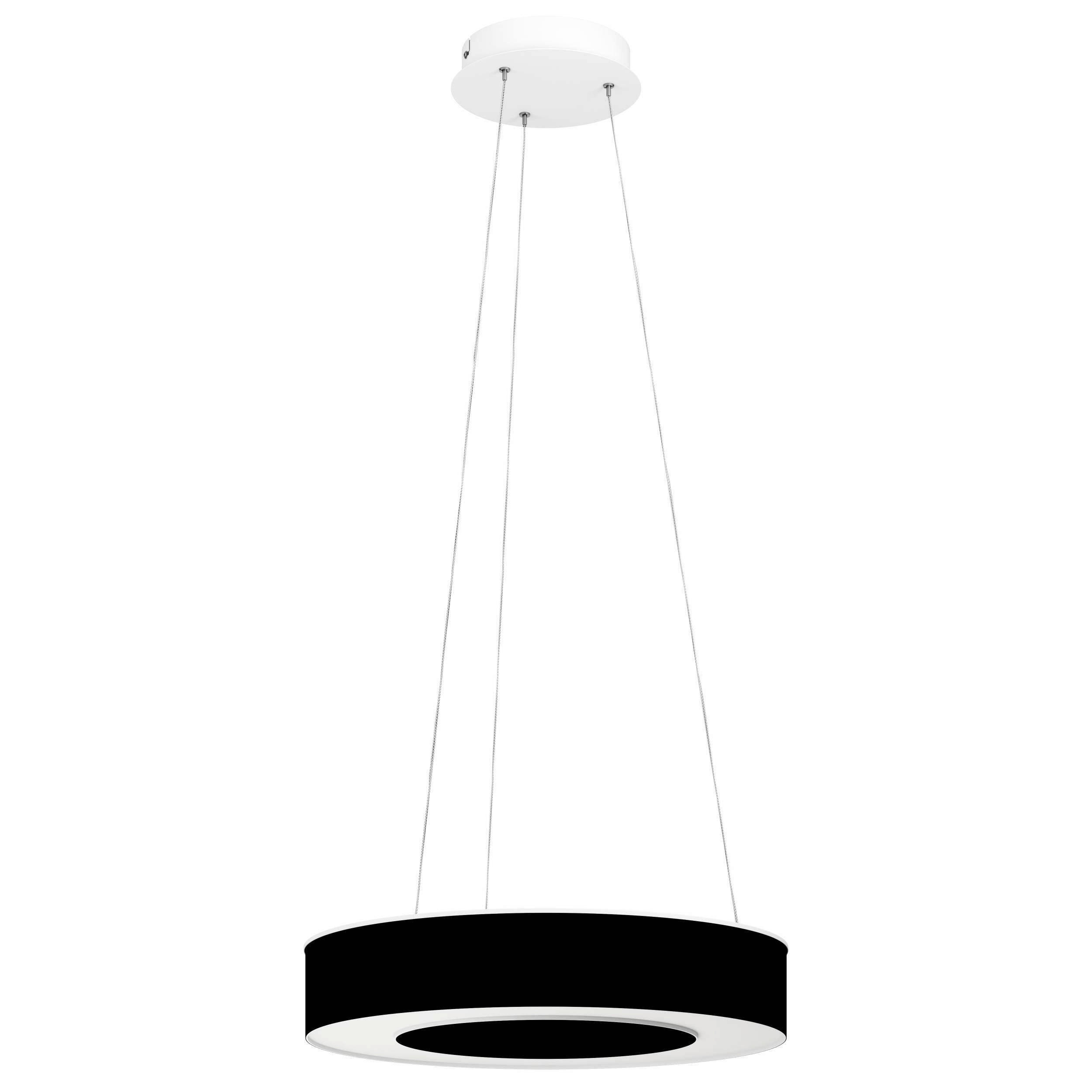 Eglo Hängeleuchte Schwarz, Weiß 150 cm
