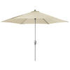 SONNENSCHIRM 320 cm Naturfarben  - Silberfarben/Naturfarben, Basics, Textil/Metall (320cm) - Doppler