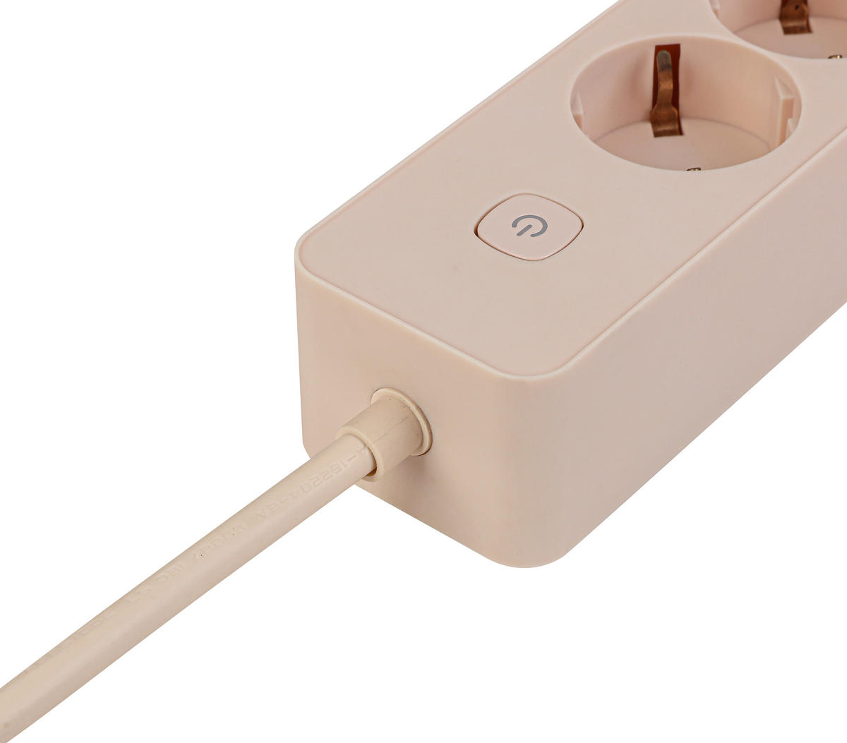 STECKDOSENLEISTE - Roségold, Basics, Kunststoff/Metall (24/5,5/4cm) - Mican