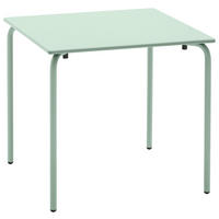 GARTENTISCH 80/80/75 cm Metall quadratisch  - Pastellgrün, Basics, Metall (80/80/75cm) - Connubia 