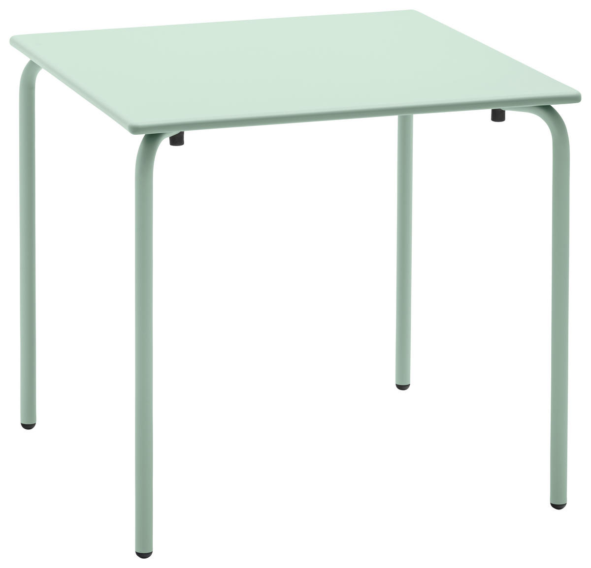 GARTENTISCH 80/80/75 cm Metall quadratisch  - Pastellgrün, Basics, Metall (80/80/75cm) - Connubia 