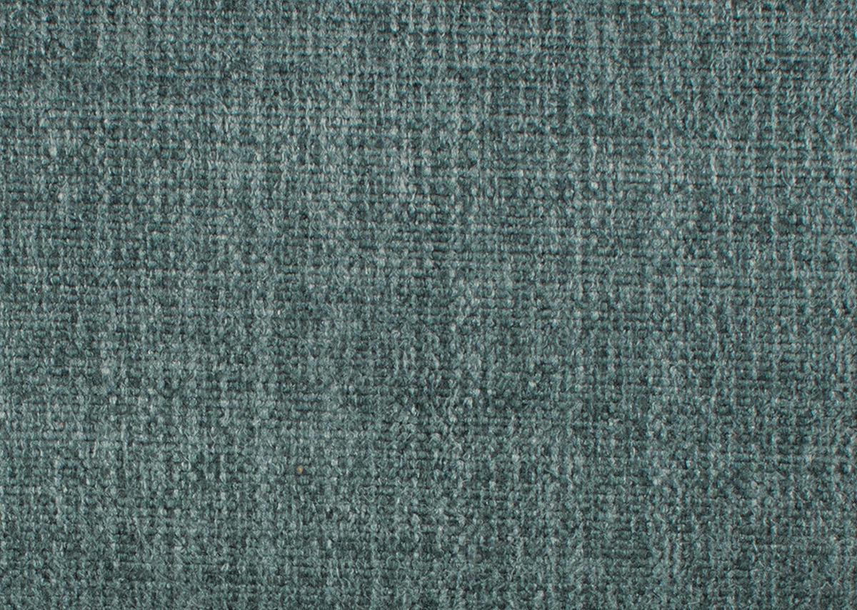 ECKSOFA in Flachgewebe, Leinenoptik Blau  - Blau/Schwarz, Design, Textil/Metall (242/170cm) - Xora